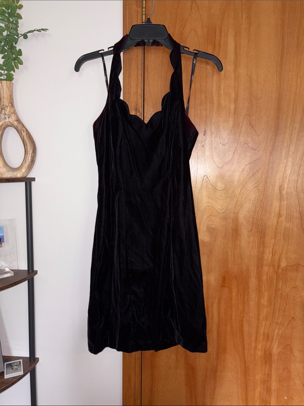 Jump Black Velvet Mini Dress